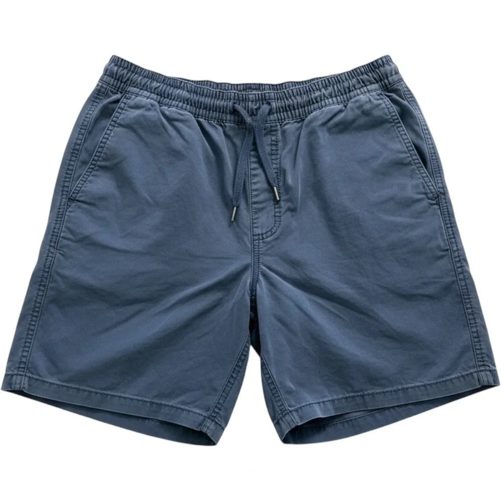 Vans Men's Large Blue Drawstring Elastic Waist Casual Shorts Skate Surf